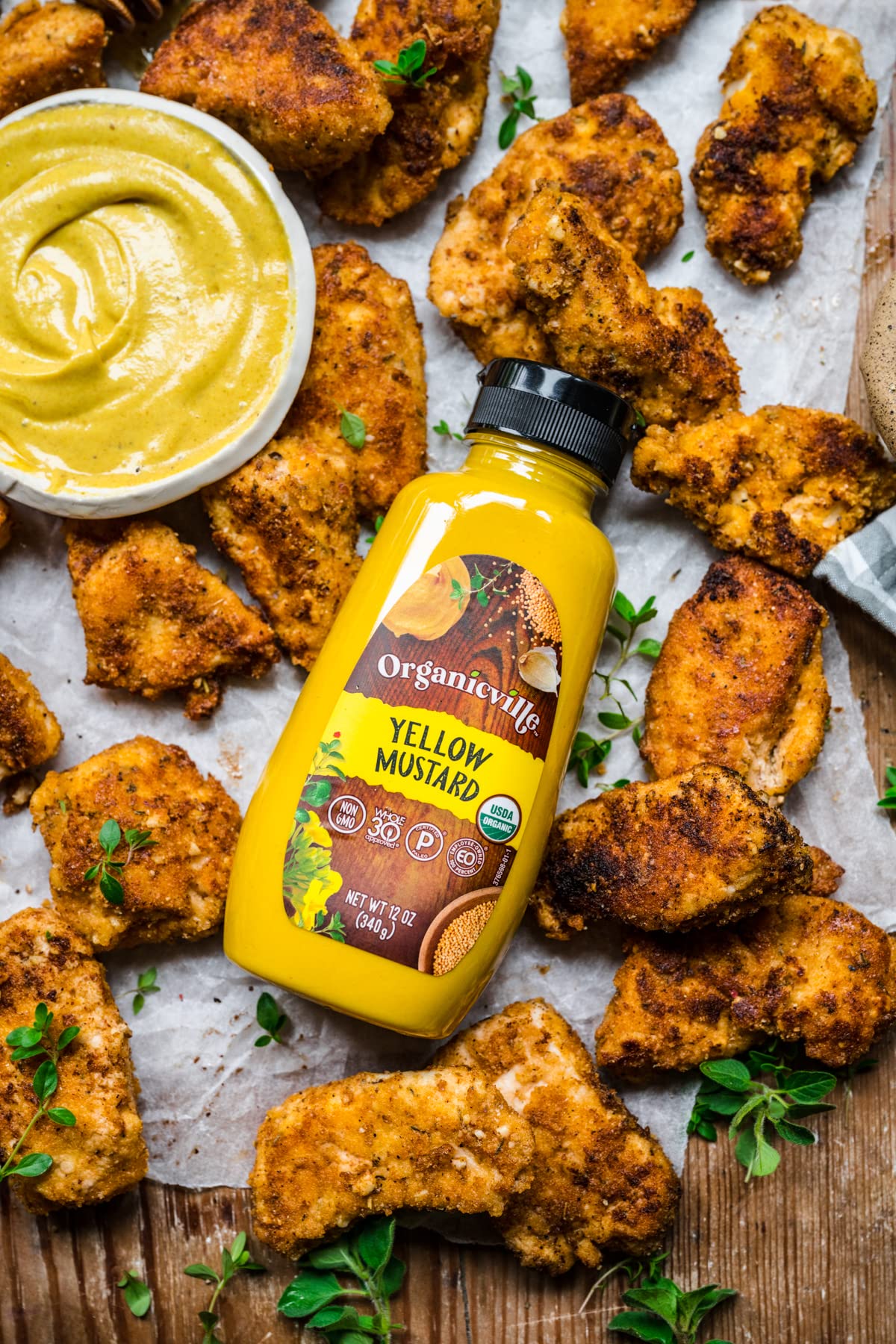 Organicville, Yellow Organic Mustard, 12 oz