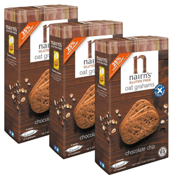 Nairn'S Gluten Free Chocolate Chip Oat Grahams, 3 Packs/5.64 Oz