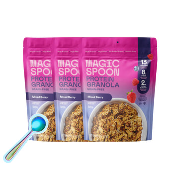 Magic Spoon Protein Granola - High Protein Granola, Keto Friendly, Low Sugar, Grain Free, Healthy Breakfast or Quick Snack and a