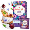 LOVARE Night Beautea Tea Bags 48 g - Made in Ukraine - Ceylon Black Tea, Cherry Berries, Cornflower Petals, Royal Pomegranate Pl