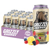 Grizzly Energy Drink Mountainberry Lemonade, 160mg Caffeine, Zero Sugar, 12 Pack Cans