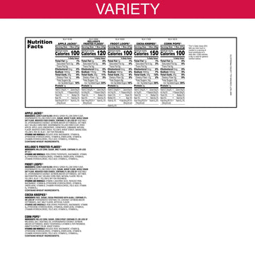 Fun Pak Cold Breakfast Cereal, Single Serve, Variety Pack, 8.56Oz Tray (8 Boxes)