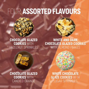 Biscotti Italian Cookies, 16 Gourmet Chocolate Cookies. Food Gift, St Patricks Day Treats, Birthday Gifts. Prime Gourmet For All