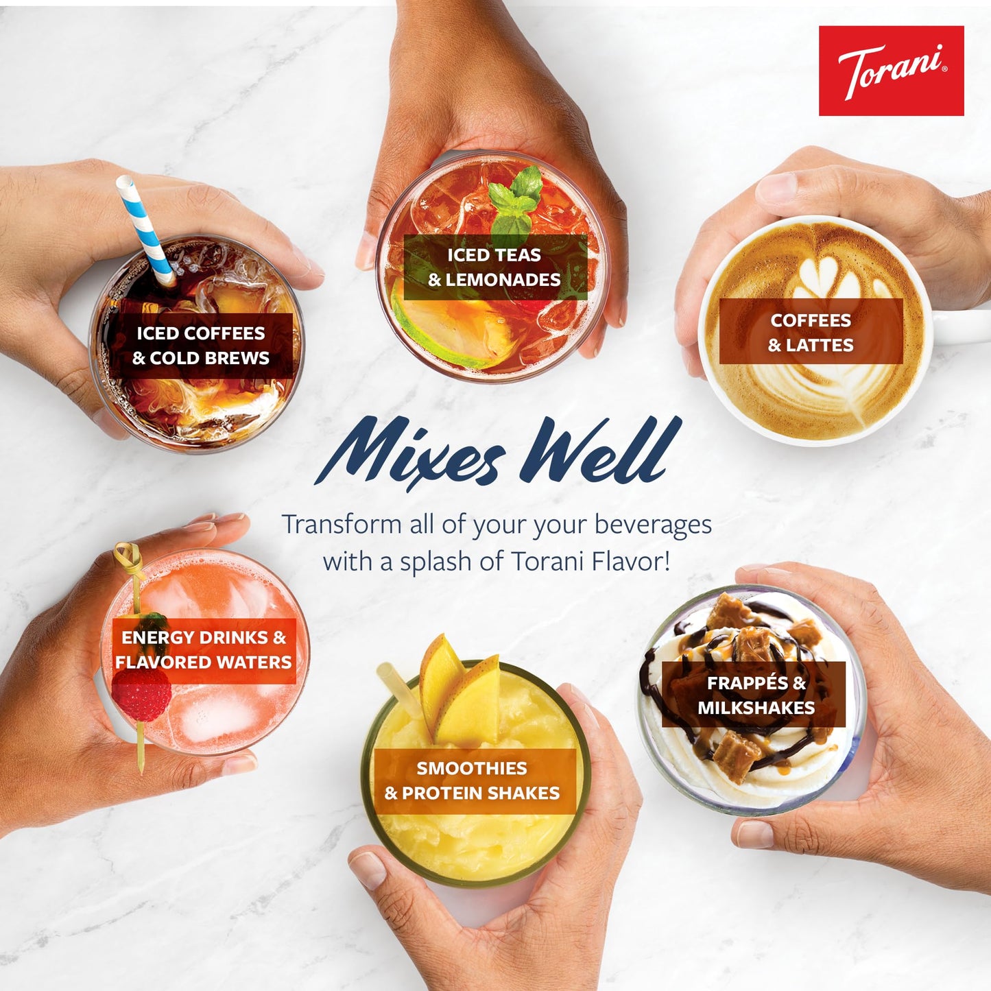 Torani Sugar Free Sauce, White Chocolate, 64 Ounces