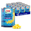 Dole Canned Fruit, Crushed Pineapple In Heavy Syrup, Gluten Free, Pantry Staples, 20 Oz, 12 Count, Packaging May Vary