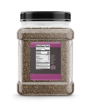 Birch & Meadow 3 Lb Of Chia Seeds, Nutty Flavor, Smoothies & Baked Goods