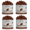 FERIDIES Extra Large Salted Red Skin Peanuts, All Natural, Kosher, 9 Ounce (Pack of 4)