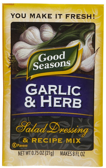good Seasons garlic & Herb Dressing & Recipe Seasoning Mix 0.75 Oz