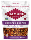 Diamond of California Chopped Pecans for Baking, Snacking and Salads, 48oz Total / 8 oz. Each (6 Pack)