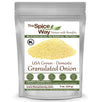 The Spice Way Onion Granules - Domestic Granulated Onion (8 Oz) A Coarse Powder, Grown And Packed In The Us.