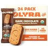 Olyra Dark Chocolate Sandwich Breakfast Biscuits, Healthy Snacks for Adults and Kids, Low Sugar, Organic Vegan Cookies, Office S