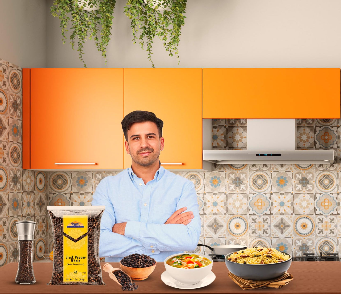 Rani Black Pepper Whole Premium MG-1 Grade 3.5oz (100g) All Natural, Gluten Friendly, Non-GMO, Kosher, Product of Vietnam