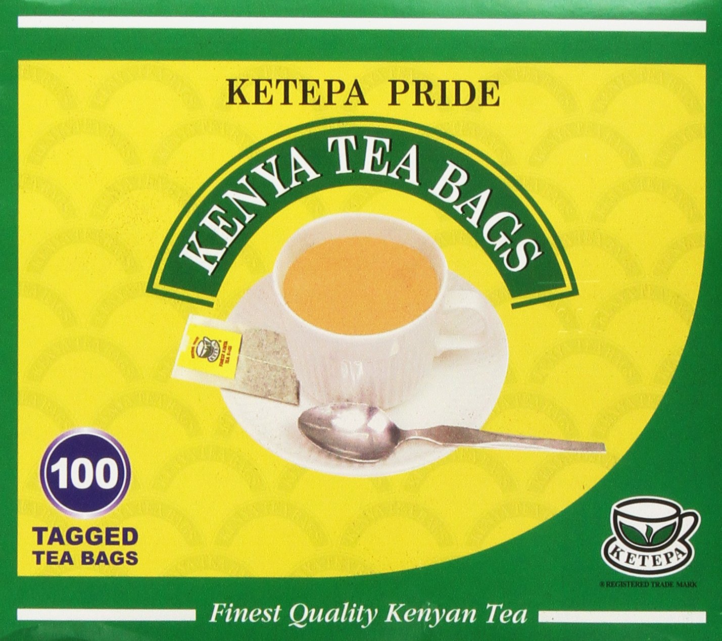 Ketepa Kenya Tea - Ketapa Pride Tea Bags - 100Ct Ktda