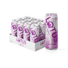 Purple Lotus Plant Power Drink | Sugar Free Low Calorie | 160 mg Natural Caffeine from Green Coffee Bean | Plant-Based Ingredients | Zero Sugar | 10 Calories | 12 oz Cans | 12 Count