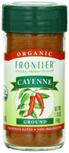 Frontier Organic Red Pepper (Cayenne), Ground, 1.7-Ounce Container (Pack Of 4)