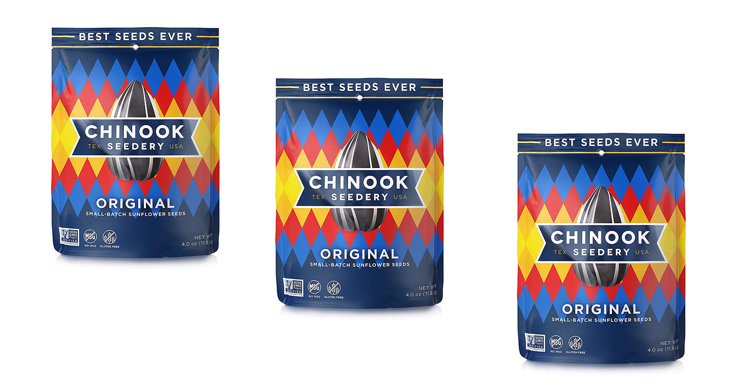 Chinook Seedery Sunflower Seeds Original - 3 pack