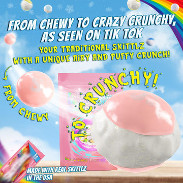 Freeze Dried Skittles Smoothie Flavor (10Oz) Made From Skittles By Primary Colors Candy - Freeze Dried Candy Usa Made Freeze Dry