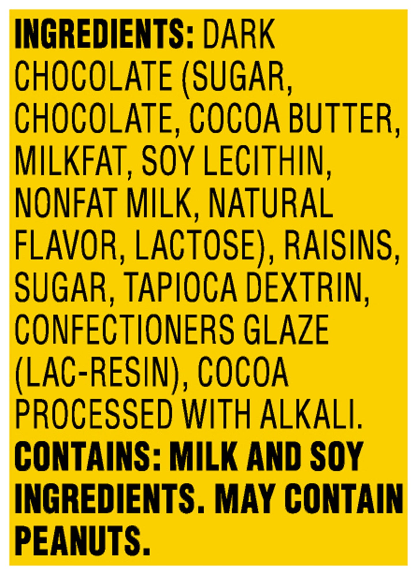 Nestle Raisinets Dark Chocolate On The Go Concession Box, 3.5-Ounce Boxes (Pack Of 18)