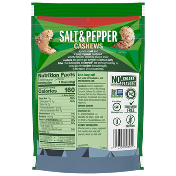 Emerald Sea Salt And Pepper Cashew, 5 Ounce -- 6 Per Case.