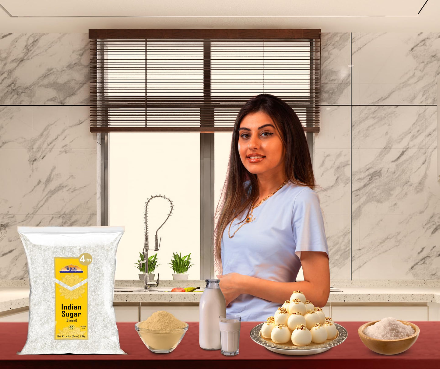 Rani Indian Sugar Khand (Khandsari) - All Natural, Gluten Friendly, Vegan, NON-GMO, Kosher, 64oz (4lbs)