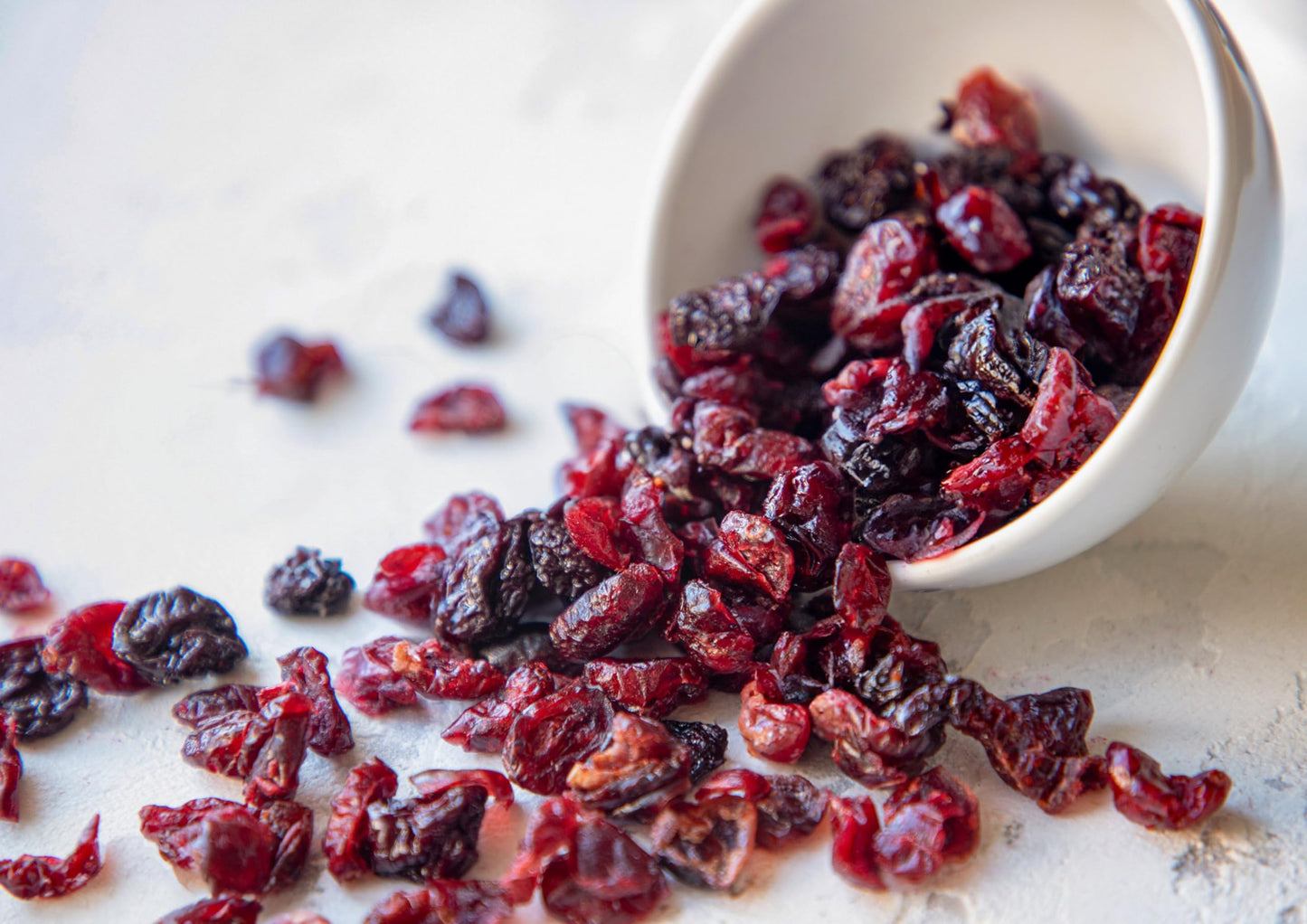 Organic Delightful Berries Mix, 8 Pounds - A Blend of Non-GMO Dried Cherries & Cranberries. Gently Infused with Organic Sugar. L