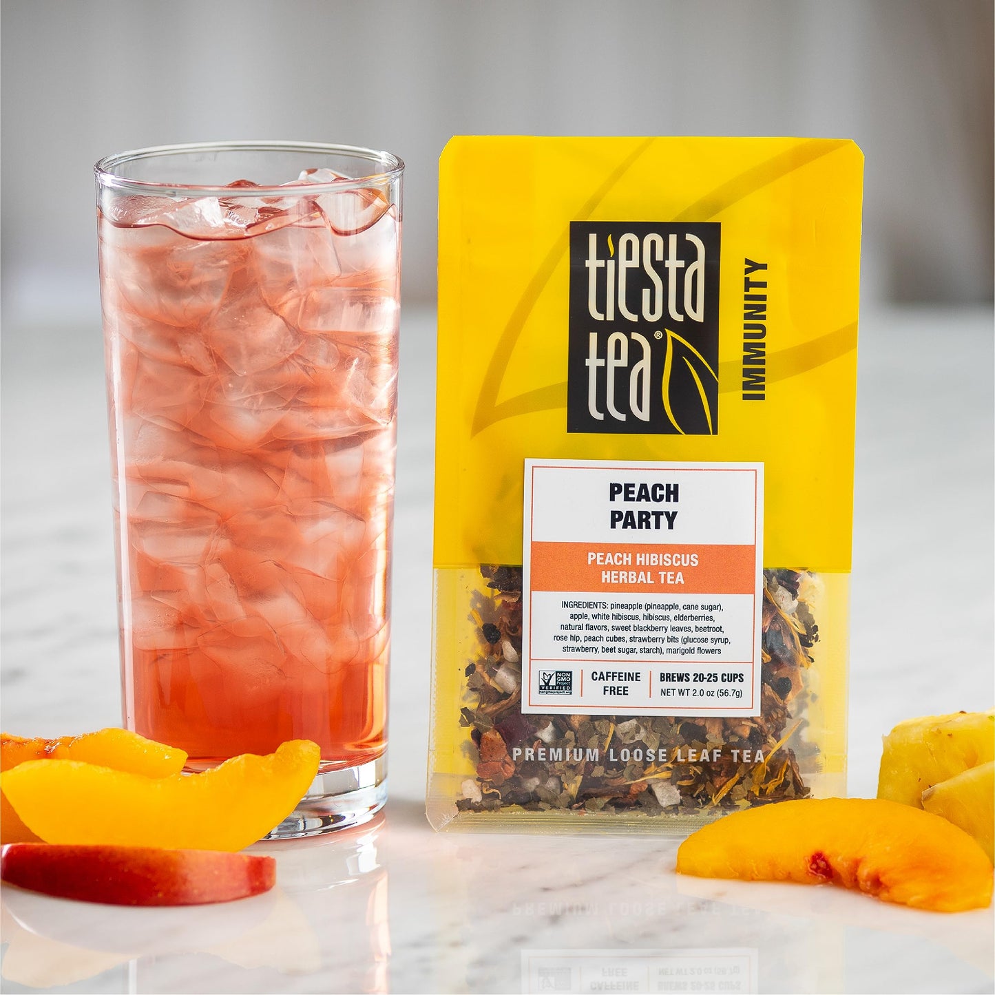 Tiesta Tea - Fruit Frenzy Trio | 3 Exotic Loose Leaf Herbal Tea Blend | Assorted Non-Caffeinated Fruit Tea | Make Hot Or Iced |
