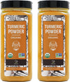 Soeos Organic Turmeric Root Powder 20 oz (10 oz *2), Non-GMO Verified, USDA Organic, Natural Curcumin, Lab Tested for Purity, Se