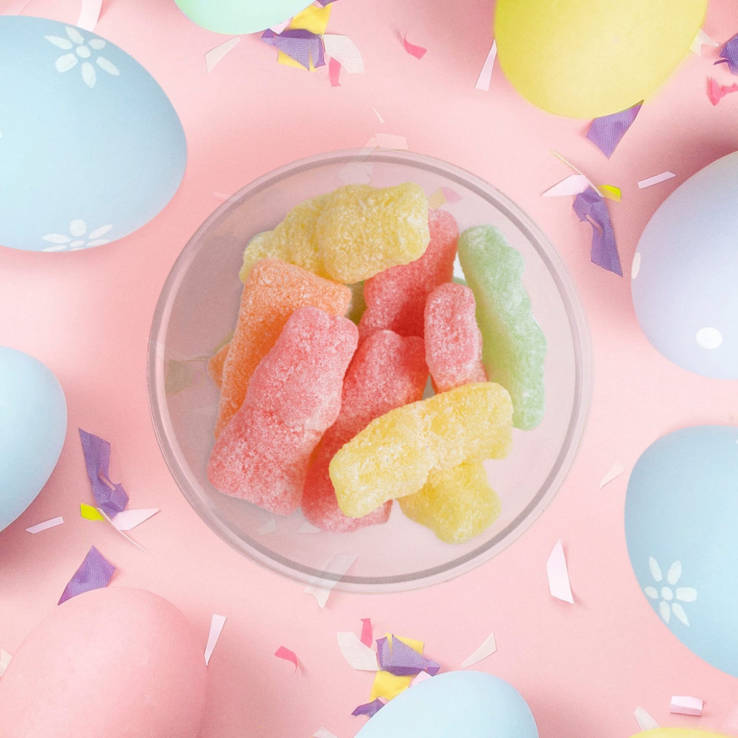 Sour Patch Kids Bunnies Soft & Chewy Easter Candy, Bulk Candy, 12 - 10 Oz Bags