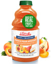 Dr. Smoothie 100% Crushed Peach Pear Apricot – No Added Sugar, Made With Real Fruits/Fruit Juice – Vegan, No Artificial Colors Or Flavors – Juicy Sweet Peaches, Tart Apricots & Pears – 46 Oz Bottle
