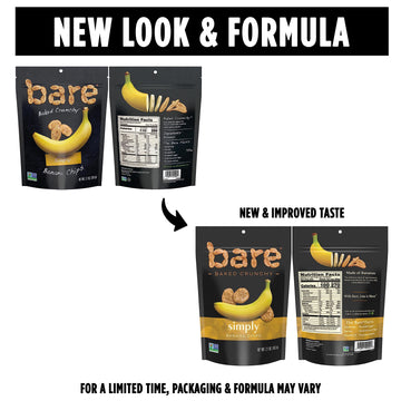 Bare Baked Crunchy, Simply Banana, 2.7 Ounce (Pack Of 6)