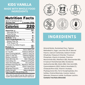ELSE NUTRITION Plant-Based Kids Protein Shake, Protein Powder for Ages 2-12. Dairy-Free, Complete Nutrition Shake, 25 Vitamins &