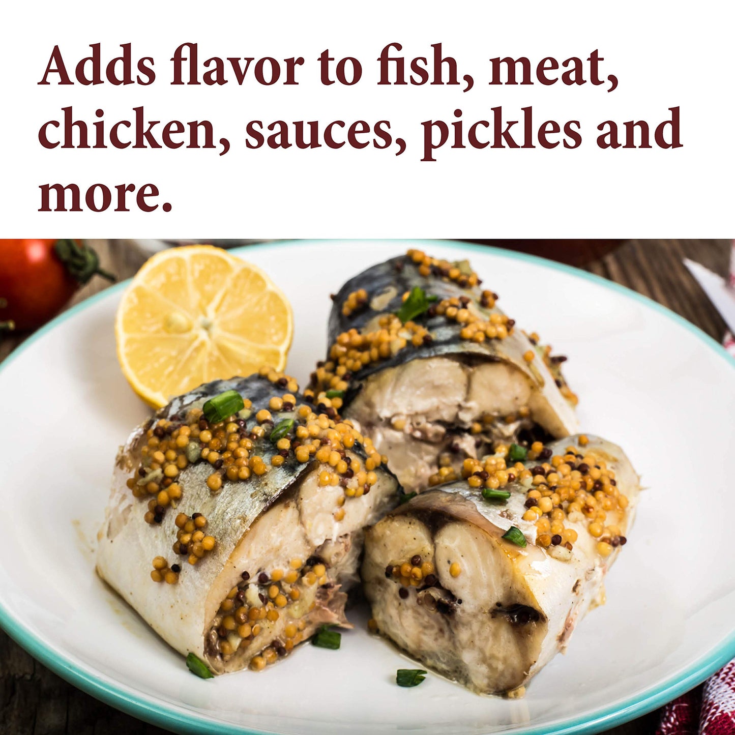 The Spice Way Yellow Mustard Seed - (6Oz) Whole Seeds For Pickling And Making Ground Mustard For Cooking, Resealable Bag