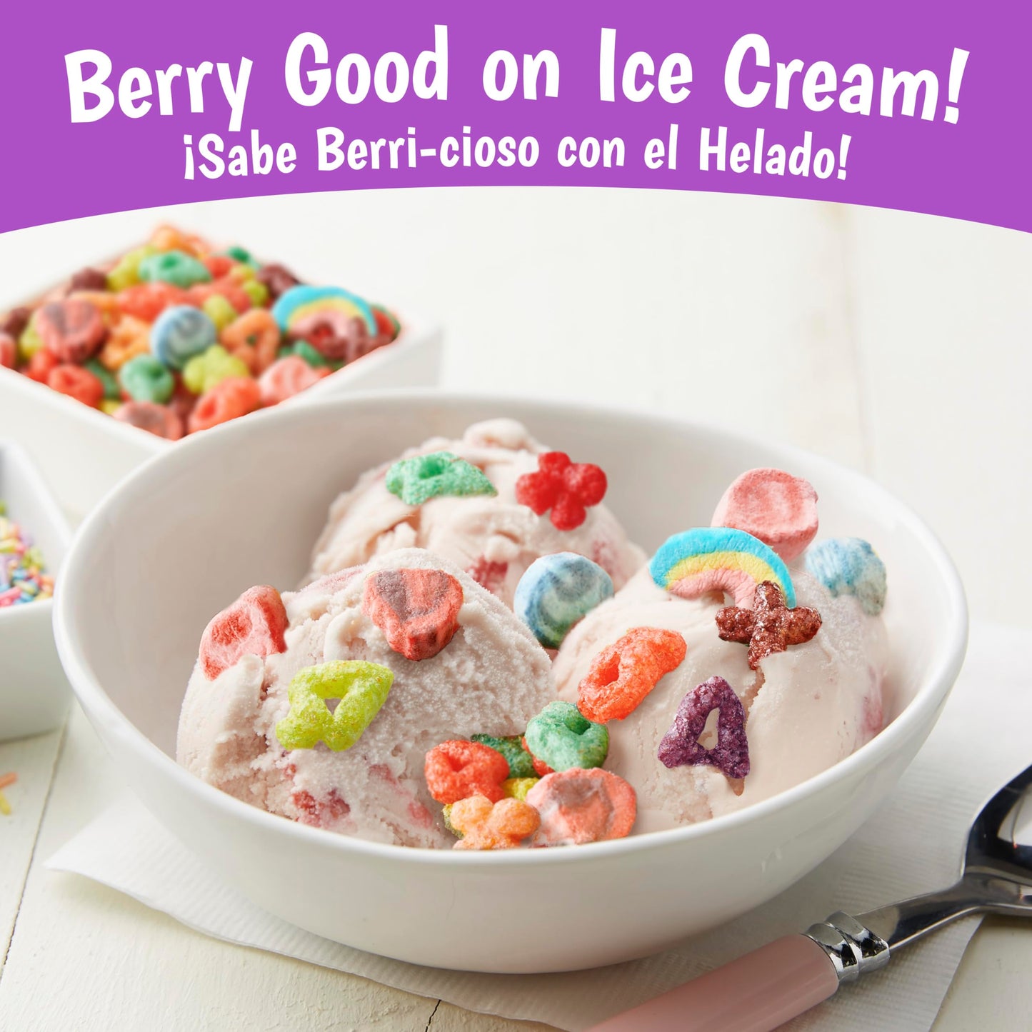 Lucky Charms Berry Swirl Breakfast Cereal With Marshmallows, Kids Breakfast Cereal, Made With Whole Grain, 10.9 Oz