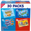 Nabisco Team Favorites Variety Pack, OREO Mini, CHIPS AHOY! Mini, Teddy Grahams Honey & Barnums Animal Crackers, 30 Snack Packs