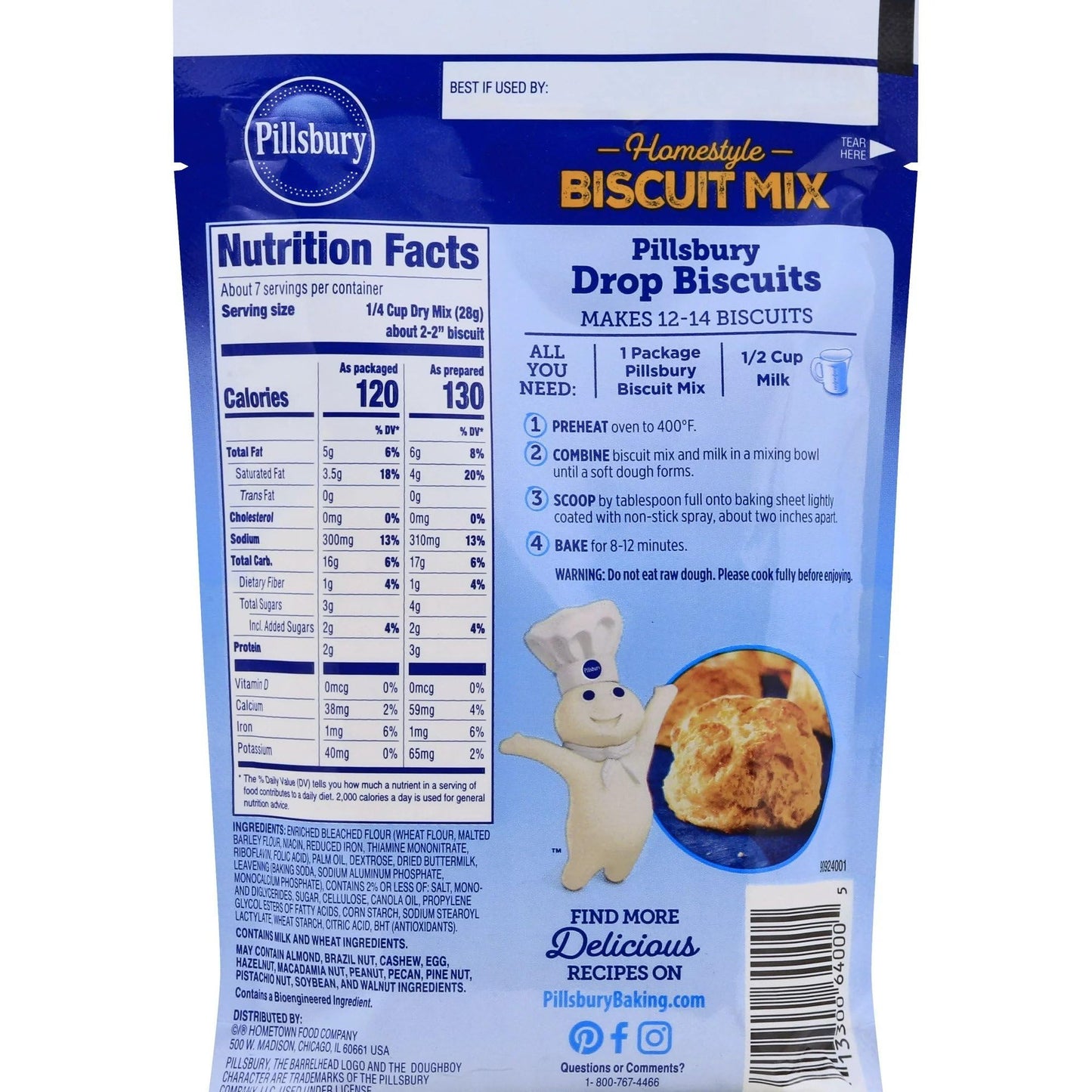 Pillsbury Homestyle Biscuit Mix (Just Add Milk) Lot Of 2
