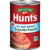Hunt s Tomato Sauce No Salt Added, 15 oz (Pack of 6)