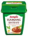 Sempio Vegan Ssamjang – Mild Seasoned Soybean Paste, Dipping Sauce For Korean Bbq, Meat And Vegetables, Mix Of Gochujang & Doenjang, Savory Condiment With Peppers (17.6Oz / 500G, Vegan, Non-Gmo)