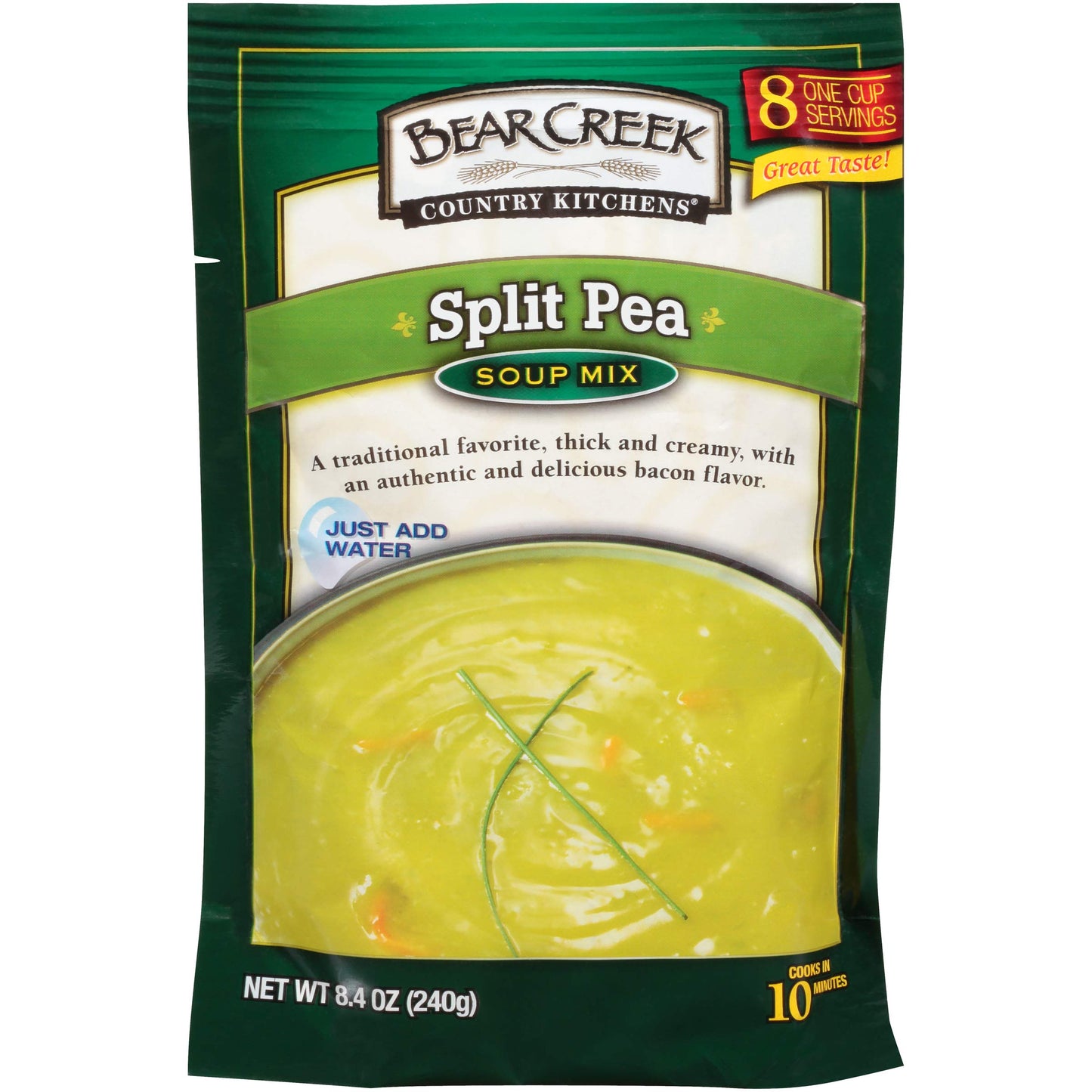 Bear Creek Soup Mix, Split Pea, 8.4 Ounce (Pack Of 6)