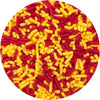 NCS Red and Yellow Edible Jimmies Sprinkles, 8 ounces