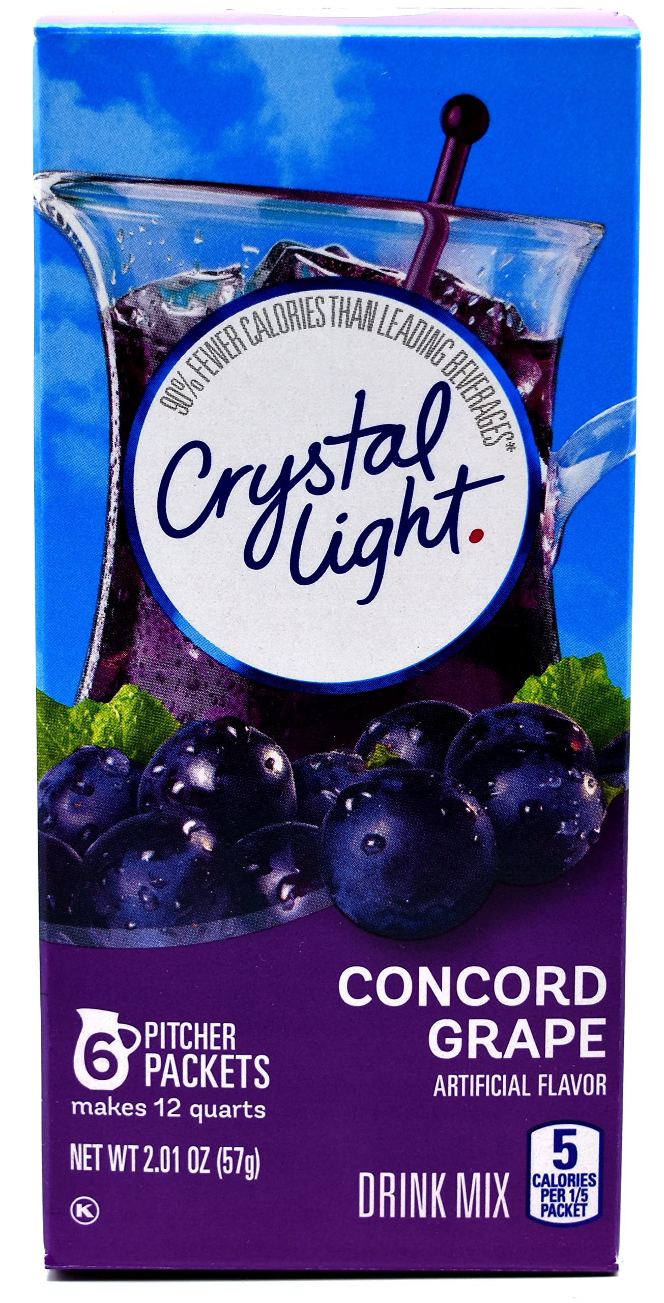 Crystal Light Concord Grape 12-Quart Canister Box (Pack Of 10)