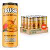 FRUGA Mango Prebiotic Sparkling Soda Drink | Low Calorie, 12 Fl Oz (Pack of 12)