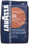 Lavazza Italian "Super Crema" Espresso Whole Bean Value Pack (3 X 2.2 Lb Bags)