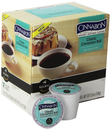 Cinnabon Classic Cinnamon Roll Coffee Keurig K-Cups, 36 Count