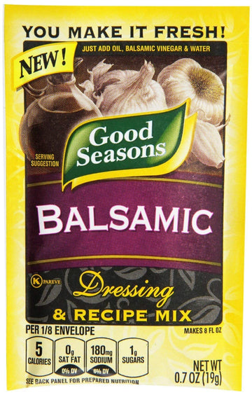 Good Seasons Balsamic Salad Dressing & Recipe Mix .7 Oz (Pack Of 6)