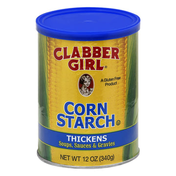 Clabber Girl Gluten-Free Corn Starch, 12 Ounce (Pack Of 12)