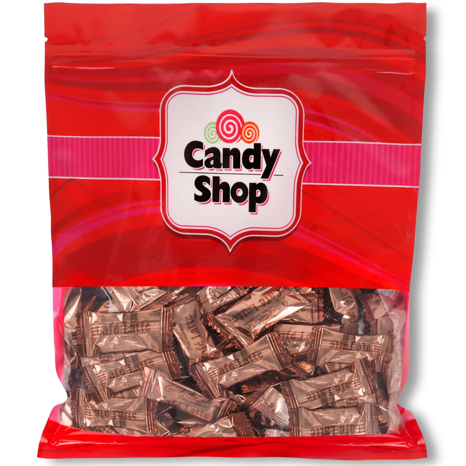 Candy Shop Coffee Candy, Cafe Latte Candy, Rich and Creamy Gourmet Hard Candy, Authentic Brazilian Coffee Flavor, Individually W