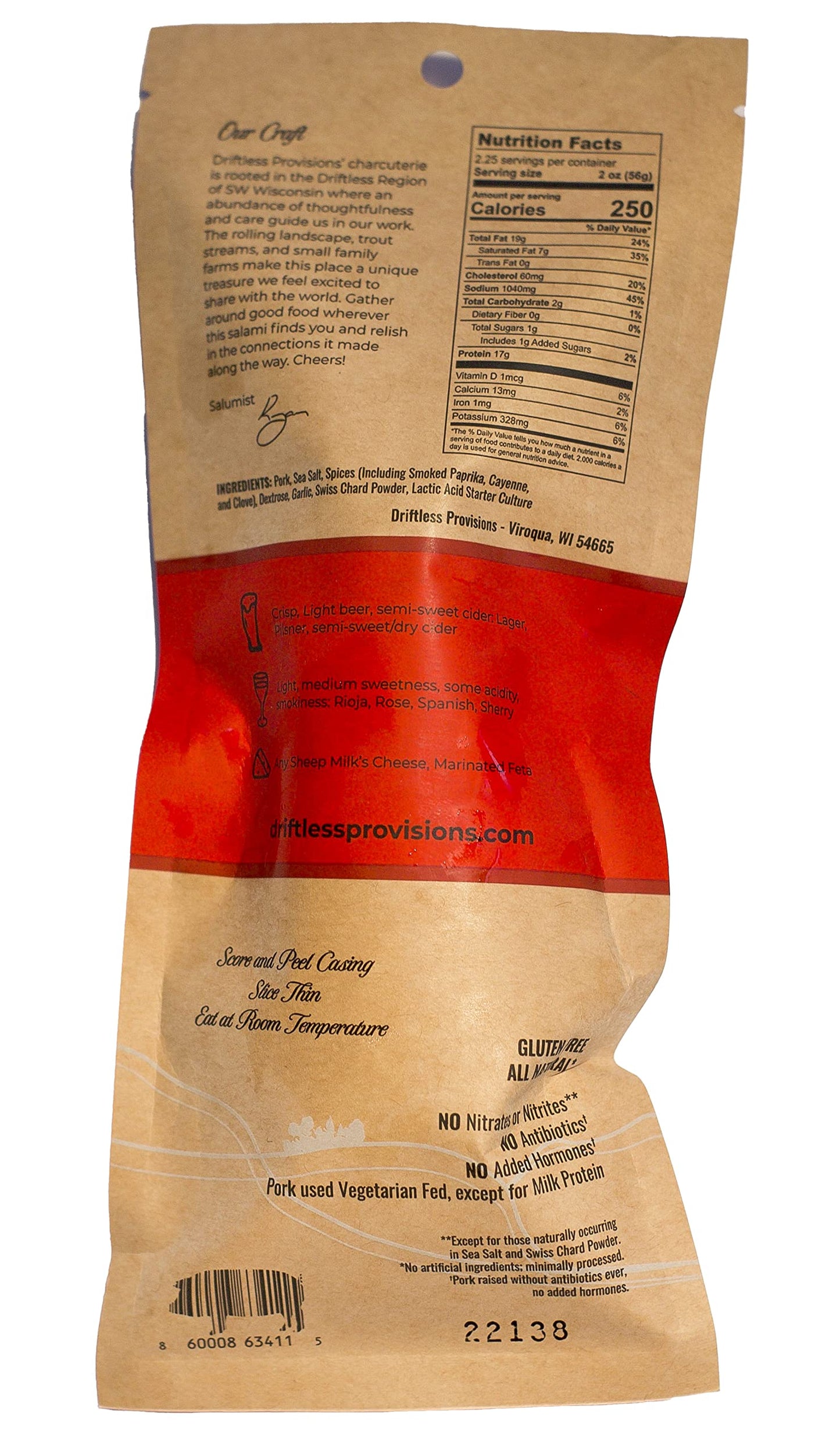 Salami By Driftless Provisions (Chorizo)