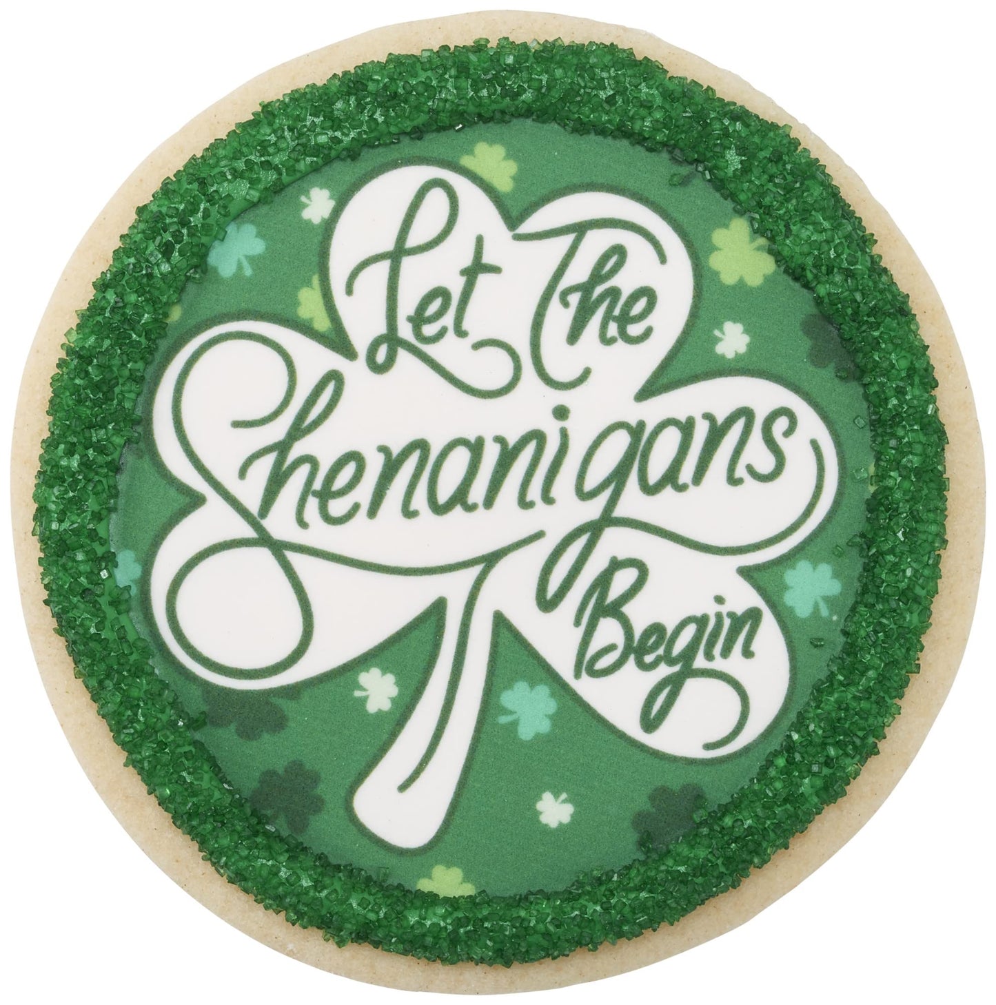 DecoPac Sanding Sugar, Green Edible Sugar Sprinkles, Edible Sanding Sugar in Handheld Container, Sugar Sprinkle Mix For Celebrat