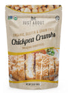 Organic Chickpea Bread Crumbs | Organic & Gluten Free | Breading Substitute | Paleo | 12 Oz (Pack of 1) | Just About Foods