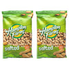 Hampton Farms - USA Grown All-Natural - Fancy Roasted In-Shell Salted Peanuts - 5 lb. Bags - 2 Pack